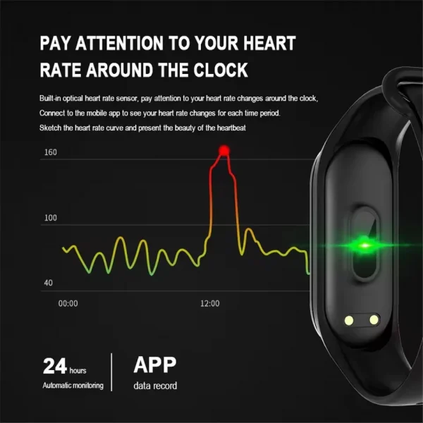 ساعة ذكية رياضية ⌚️ تتبع لياقتك وصحتك! 💪