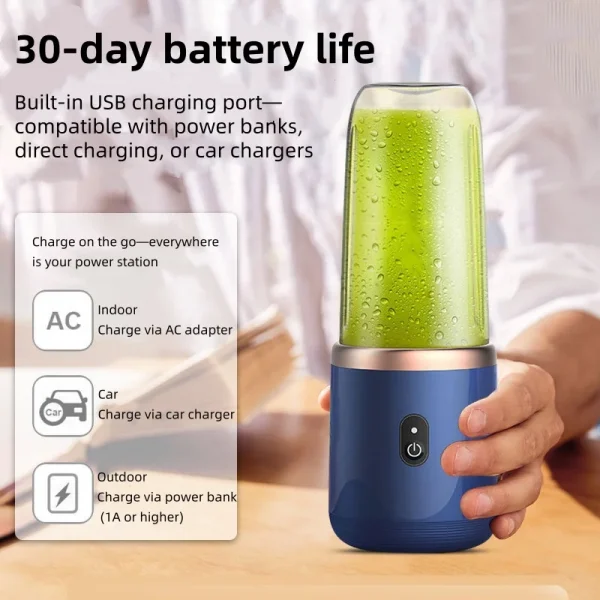 خلاط عصير محمول USB: انتعاشك في أي مكان! 🍓🔋